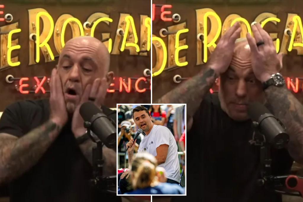 Joe Rogan shocked after learning of Charlie Kirk assassination during podcast taping with Charlie Sheen