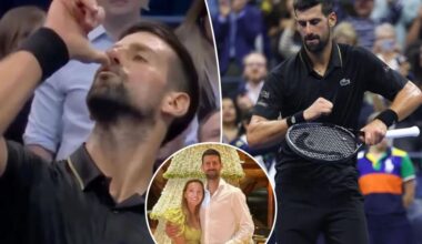 How Novak Djokovic's wife reacted to his US Open dance celebration