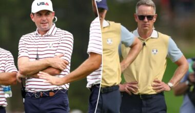 Keegan Bradley and Luke Donald will leave Ryder Cup imprints