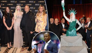 Eric Adams attends powerbroker John Catsimatidis' birthday
