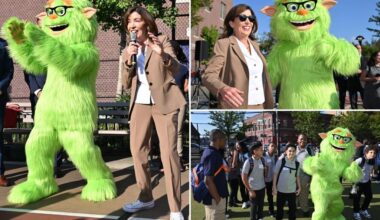 Kathy Hochul hides cost of cell phone ban mascot 'Frankie Focus' -- who gets called 'tone deaf'