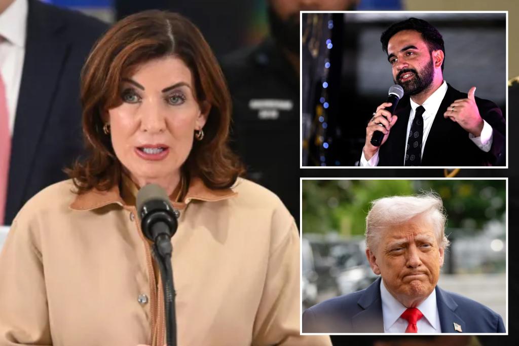 Hochul using Mamdani as shield from lefty Dems -- by banking on his anti-Trump cred: insiders