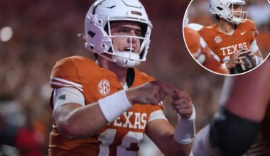 Arch Manning's best game of year powers Texas' rout of Sam Houston State