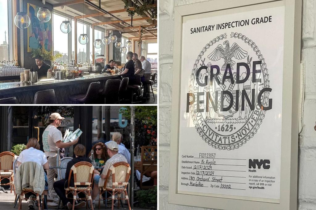 Buzzy NYC restaurants, bars dupe customers, city inspectors by hiding below-A health ratings