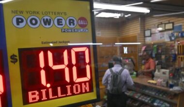 Powerball winning numbers for $1.4B jackpot drawn