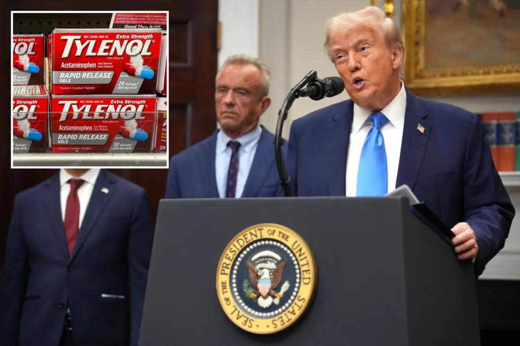 Trump announces FDA will change Tylenol safety label, urges pregnant mothers to prevent autism risk in children