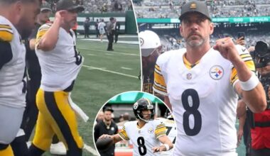 Aaron Rodgers taunts Jets fans on way out of MetLife