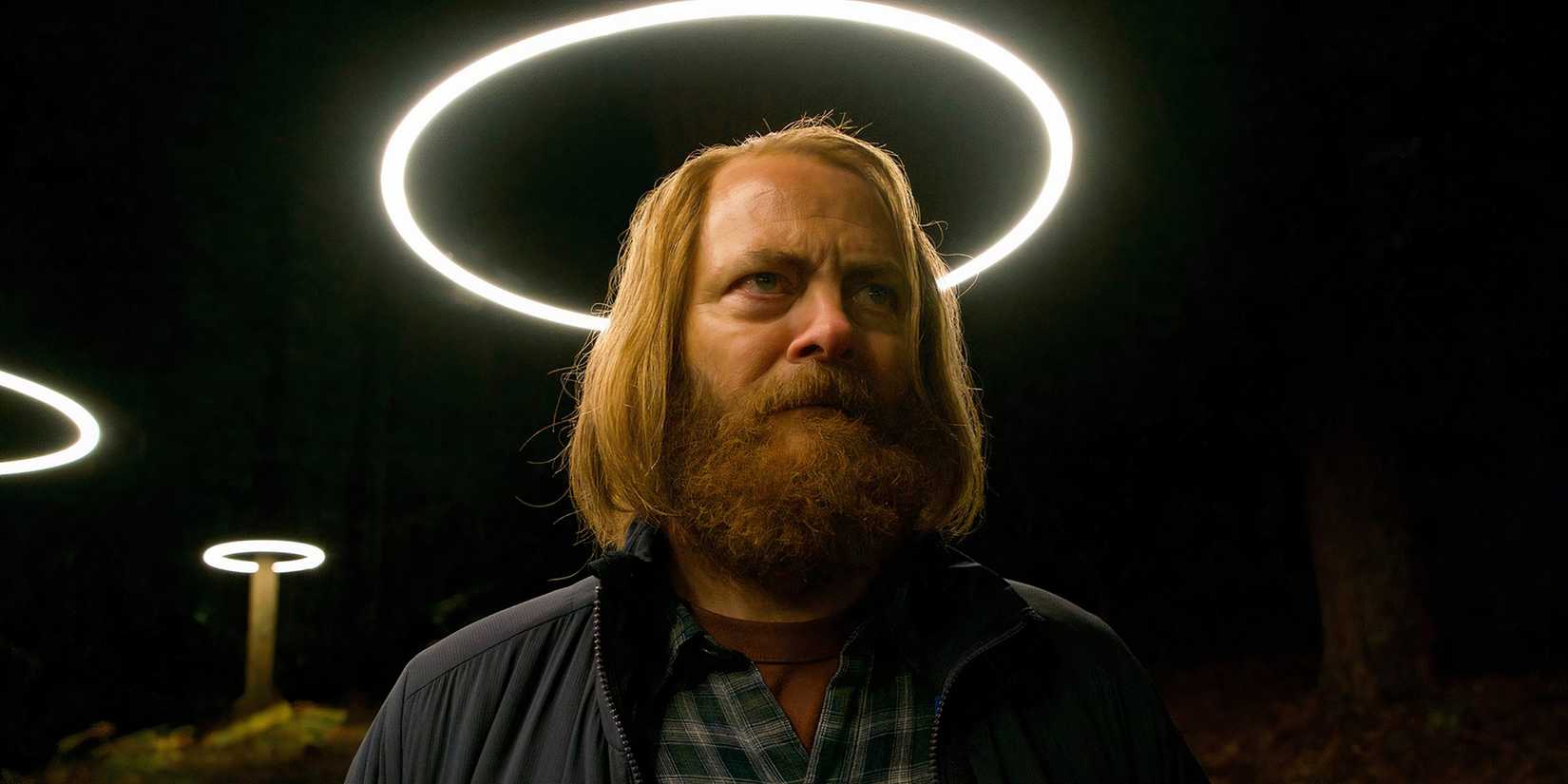 Nick Offerman as Forest in the TV show Devs