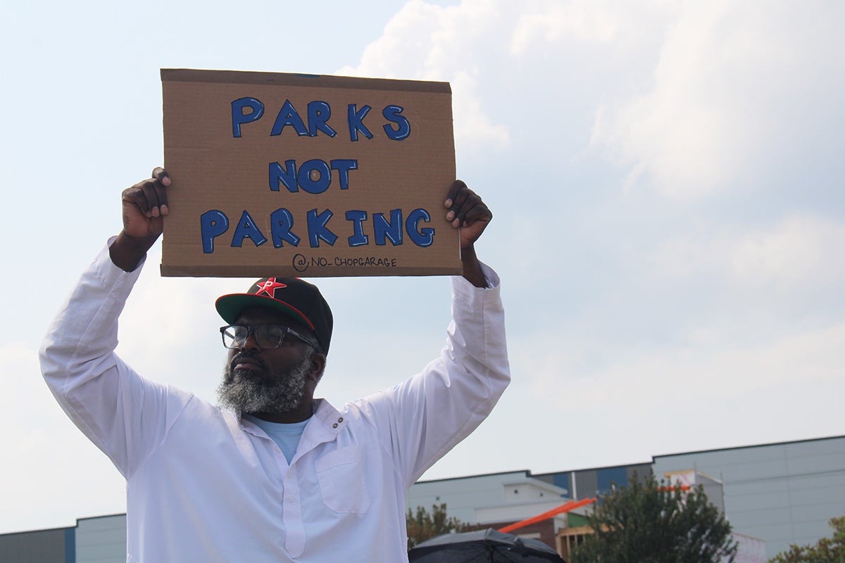 Grays Ferry residents protest CHOP garage proposal