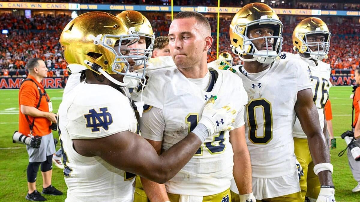 It's only Week 3, but Notre Dame's game against Texas A&M sure feels like a must-win for the Irish's CFP hopes