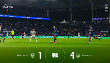 Recap: Joveljic on target as 10-man Sporting falls to LA Galaxy
