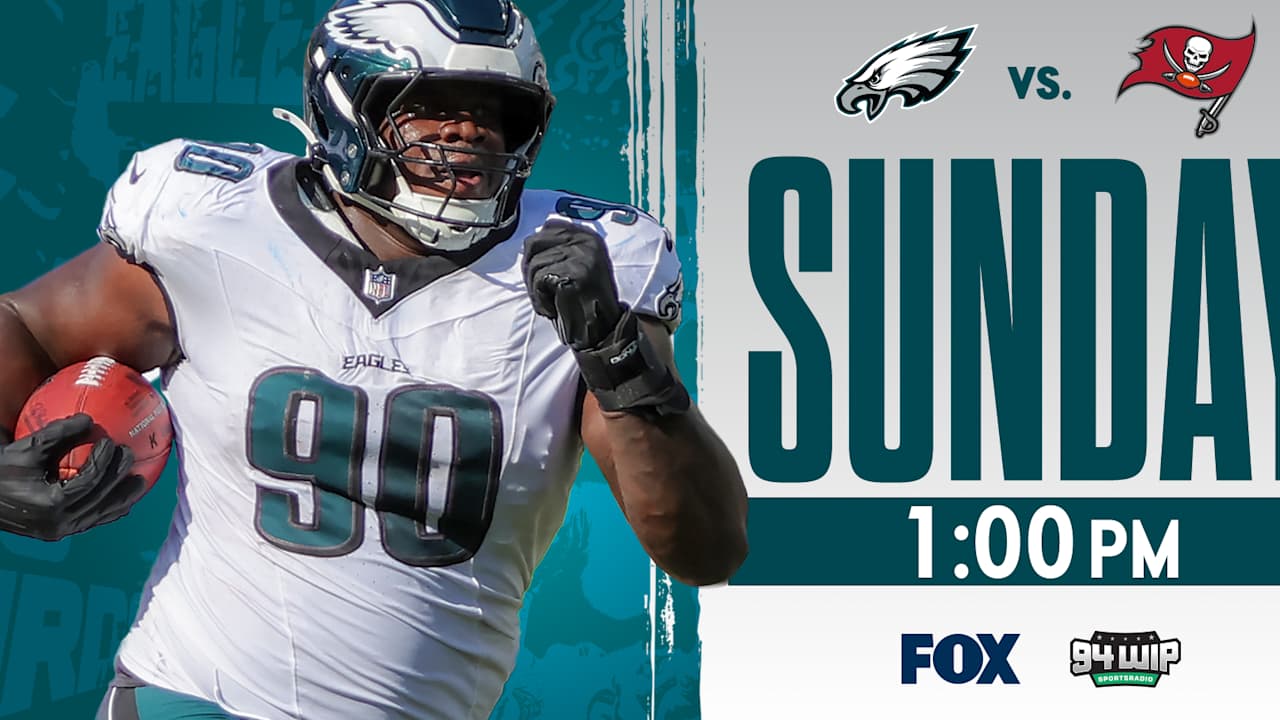How to watch, stream, and listen to Philadelphia Eagles vs. Tampa Bay Buccaneers