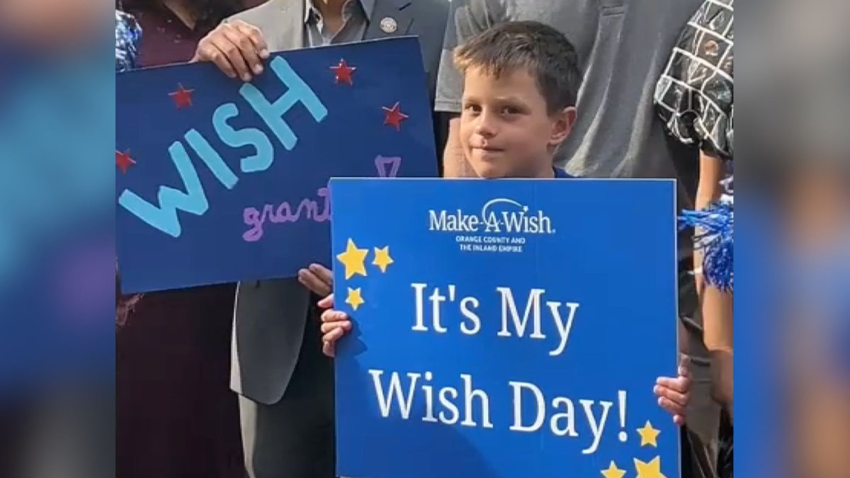 Dana Point boy battling leukemia granted Disney World trip – NBC Los Angeles
