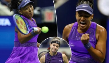 Naomi Osaka looks all the way back as she surges into US Open semis