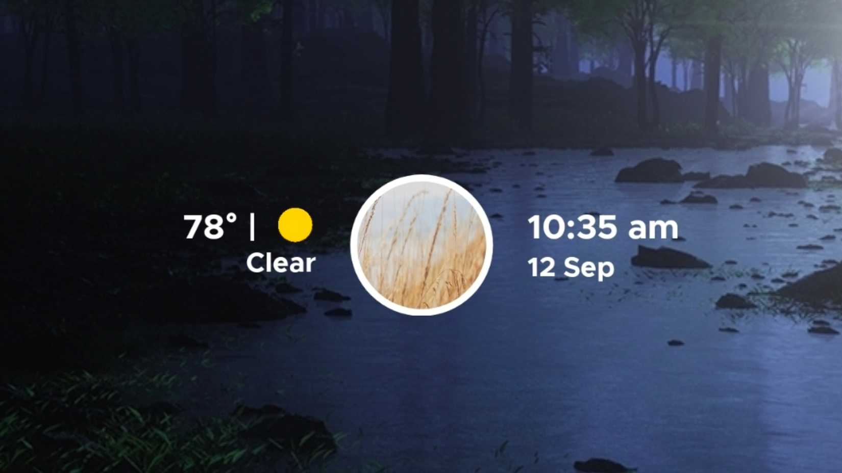 Overdrop widget on my Android phone