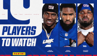 5 Giants players to watch Week 2 in Dallas
