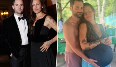 Penn Badgley welcomes identical twin boys with wife Domino Kirke