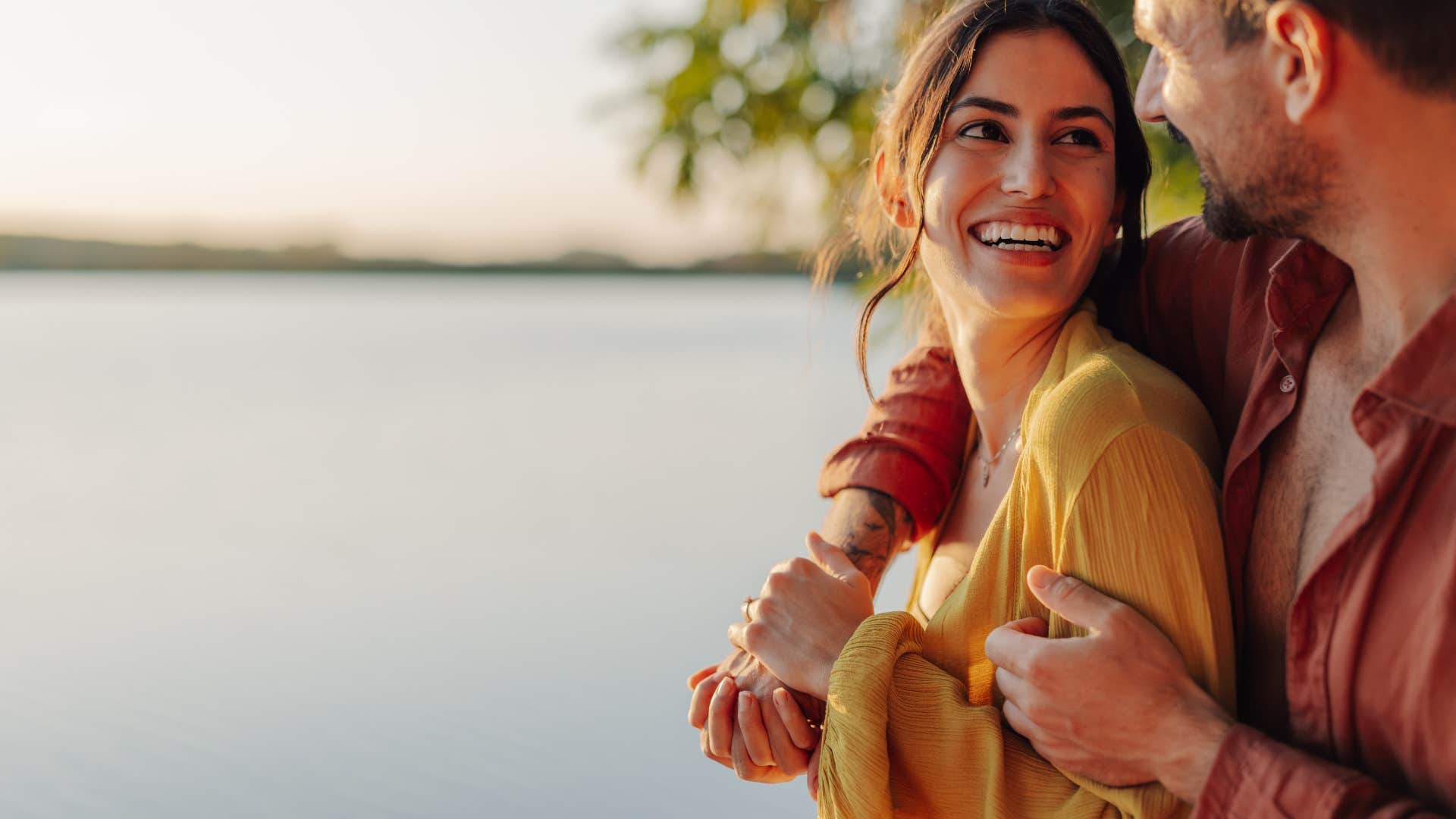people who truly love each other from their souls as they feel happier