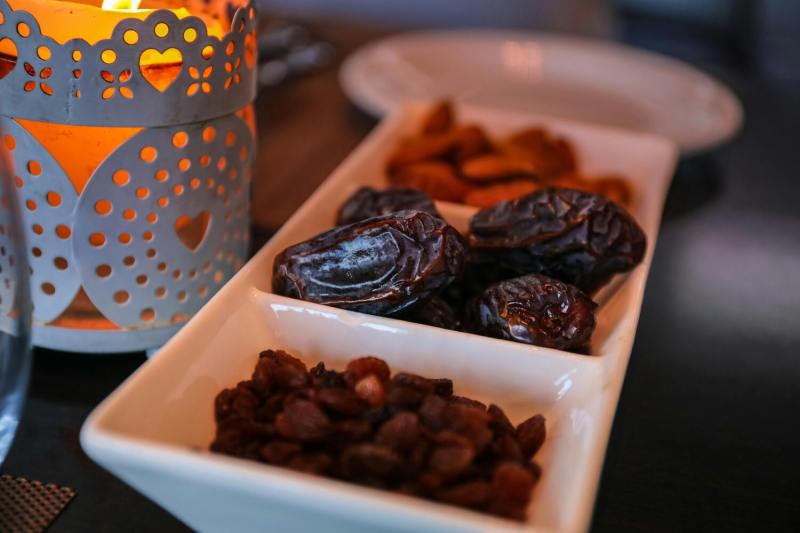 Raisins and dates