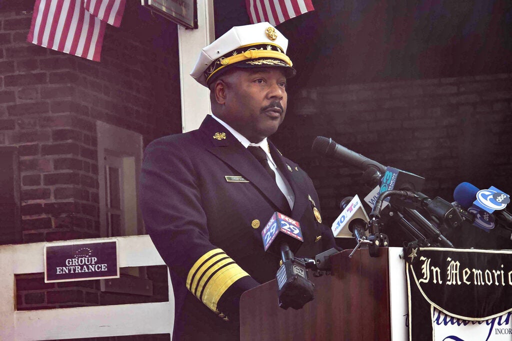 Philadelphia Fire Commissioner Jeffrey Thompson speaks 