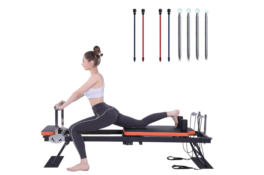 folding pilates reformer