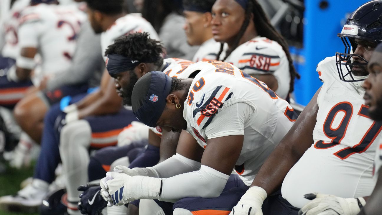 Bears' defense throttled again in Detroit