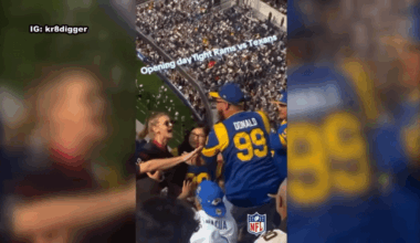 Bloody brawl between Rams fans and Texans fans at SoFi – NBC Los Angeles