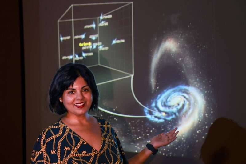 Researchers use pulsar accelerations to detect a dark matter sub-halo in the Milky Way for the first time