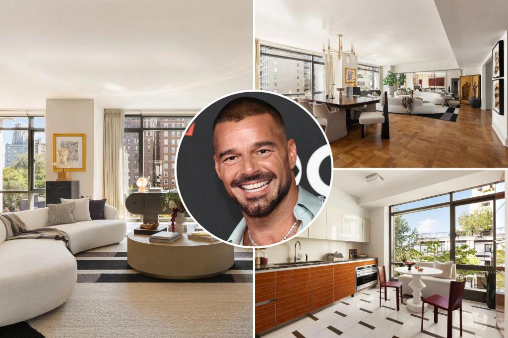 Ricky Martin has re-listed his NYC home for $6.45M