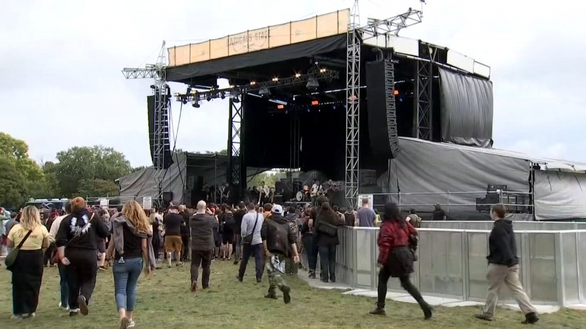 Actor John Stamos appears on stage at Riot Fest in Chicago – NBC Chicago