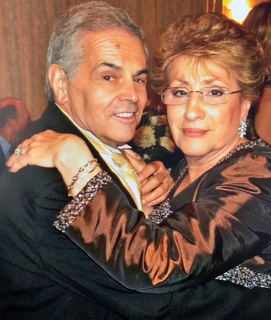 Rosalie pictured with her late husband Carl.