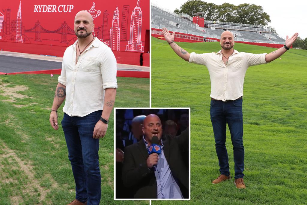 LI's Mike DelGuidice went from living in a trailer to singing the National Anthem at the Ryder Cup, touring with Billy Joel