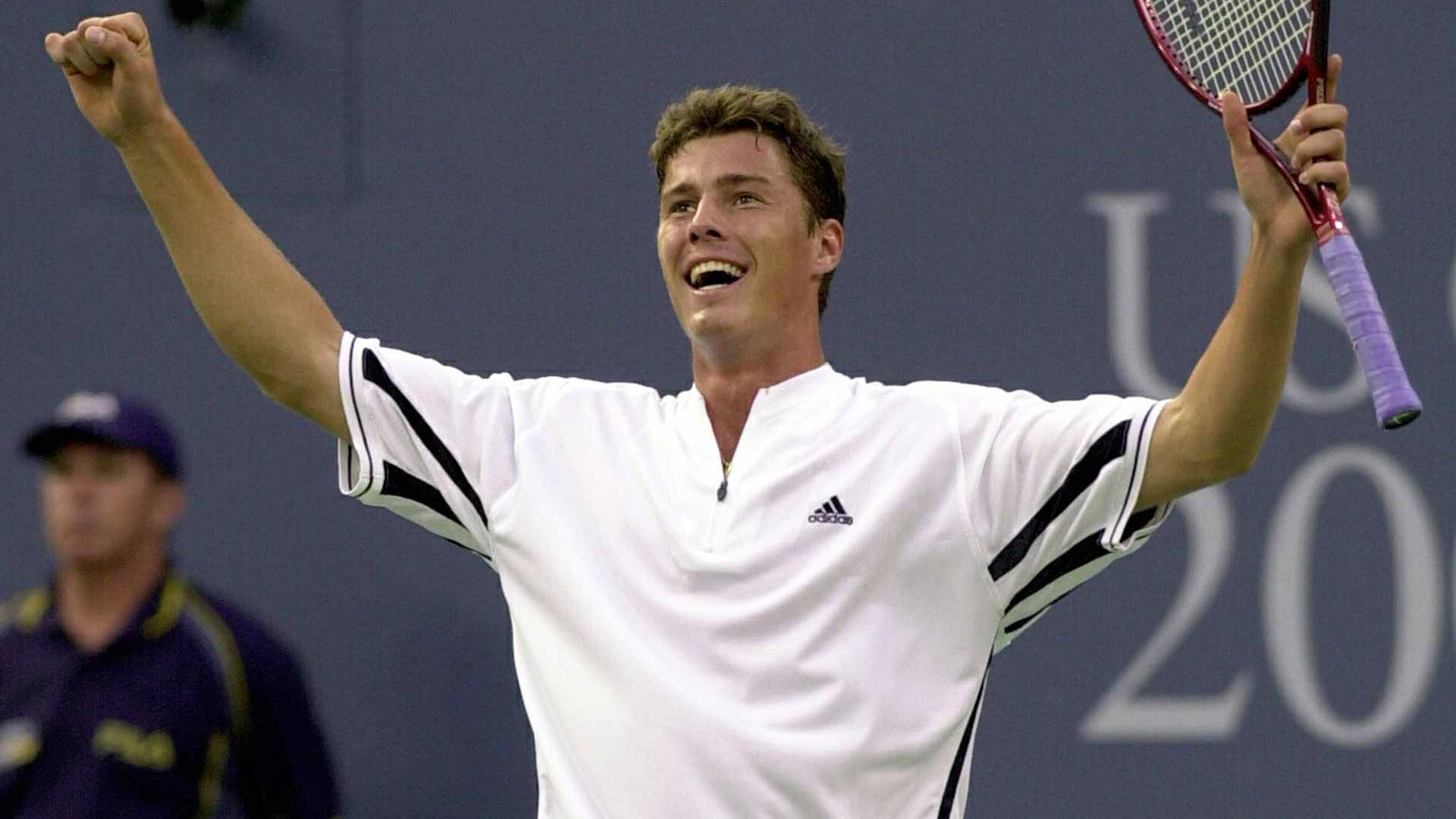 Marat Safin won the first of his two Grand Slam titles at the 2000 US Open.
