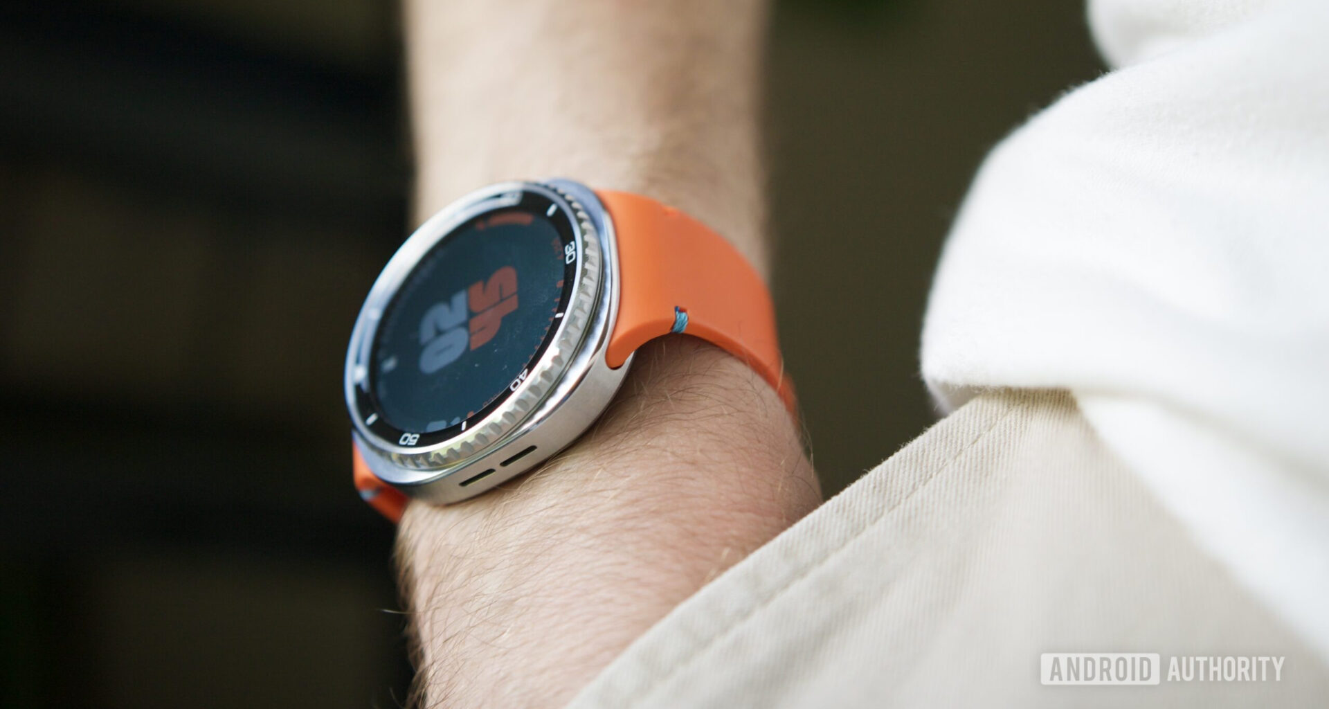 MoKo Sport band on the Samsung Galaxy Watch 8 Classic.