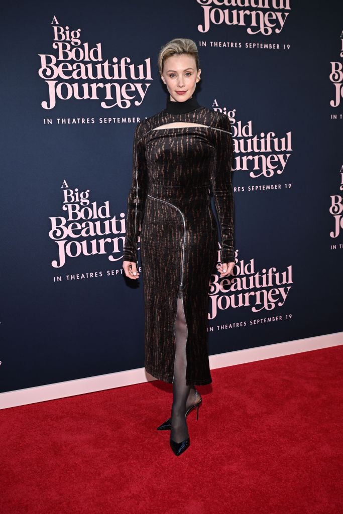 Sarah Gadon attends the premiere of A Big Bold Beautiful Journey