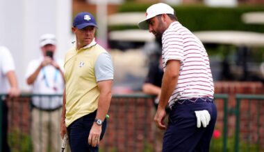 2025 Ryder Cup matchups, pairings, tee times for Sunday singles schedule