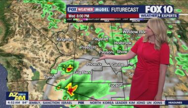 Arizona weather forecast: Scattered storms possible on Wednesday in Phoenix