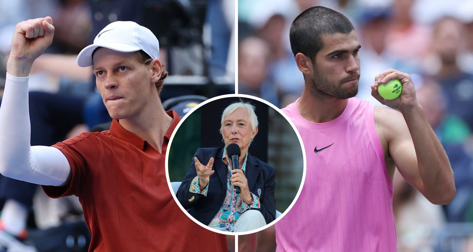 Martina Navratilova has changed her mind over which man she thinks is going to win the US Open this year