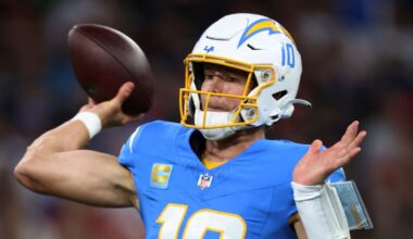 Los Angeles Chargers 27-21 Kansas City Chiefs: Brazil NFL win 'will go down in Charger lore,' coach Jim Harbaugh says | NFL News