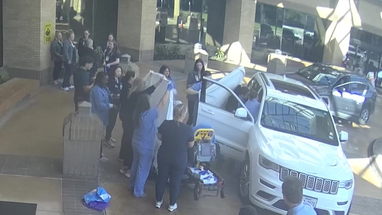 Dallas dad delivers baby in hospital parking lot
