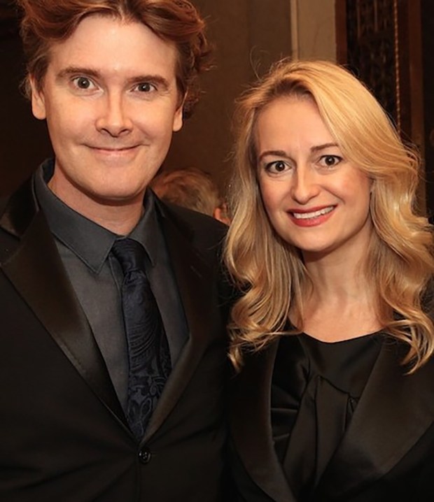 Married musical writers Laurence O'Keefe and Nell Benjamin will present the world premiere of their new musical "Huzzah!" at the Old Globe. (The Old Globe)