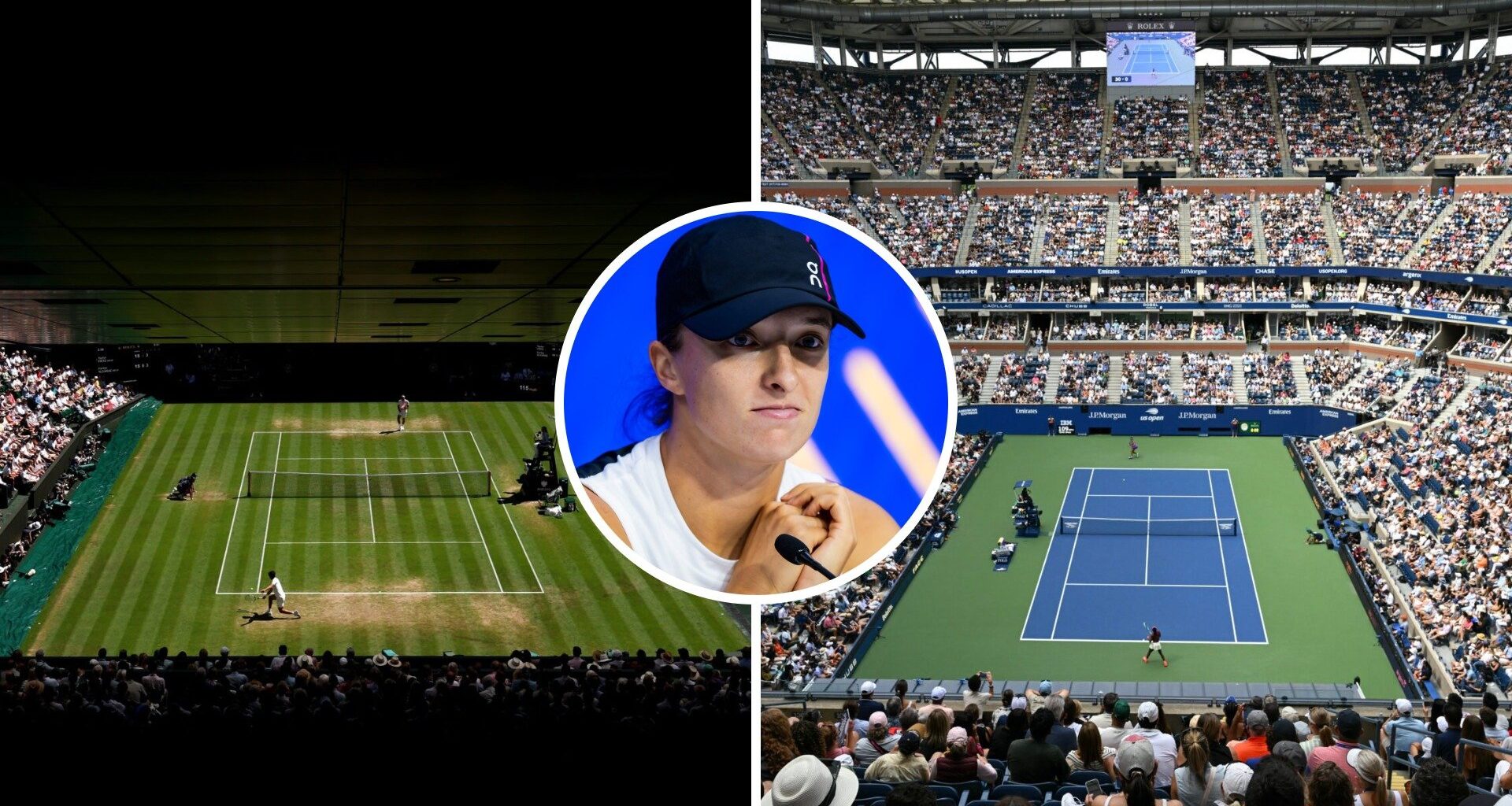 Iga Swiatek explains what she finds 'harder' about playing at the US Open compared to Wimbledon