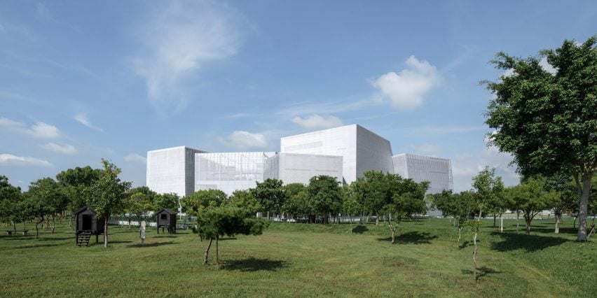 Taichung Green Museumbrary in Taiwan by SANAA