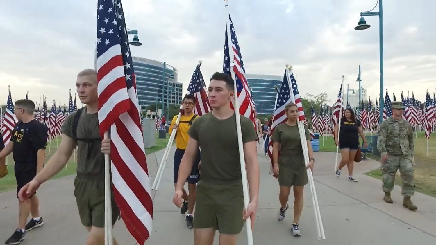 Tempe Healing Field 9/11 2025 ceremony...