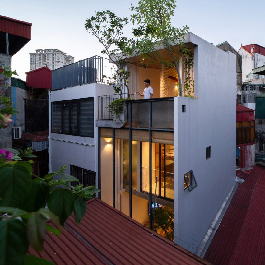 Exterior of TH House by ODDO Architects