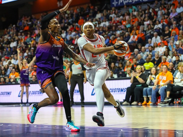 The Connecticut Sun played the Phoenix Mercury on Sept. 6,...