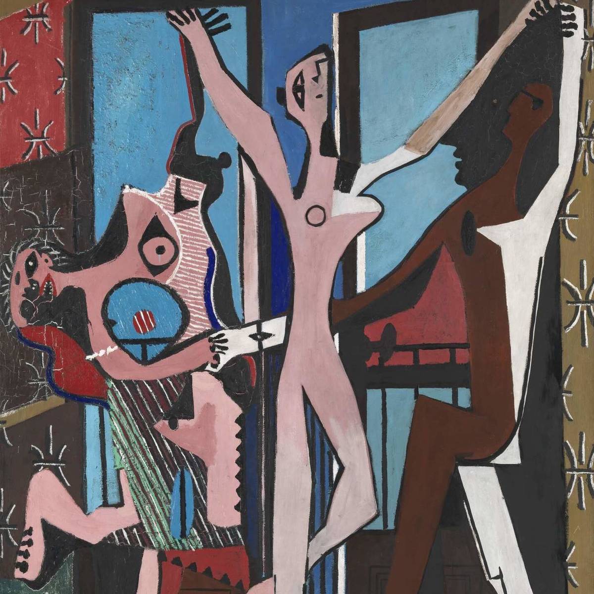 Three Dancers by Pablo Picasso.