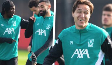 Chiesa trains and Ekitike returns - 14 photos as Liverpool train for Galatasaray - Liverpool FC