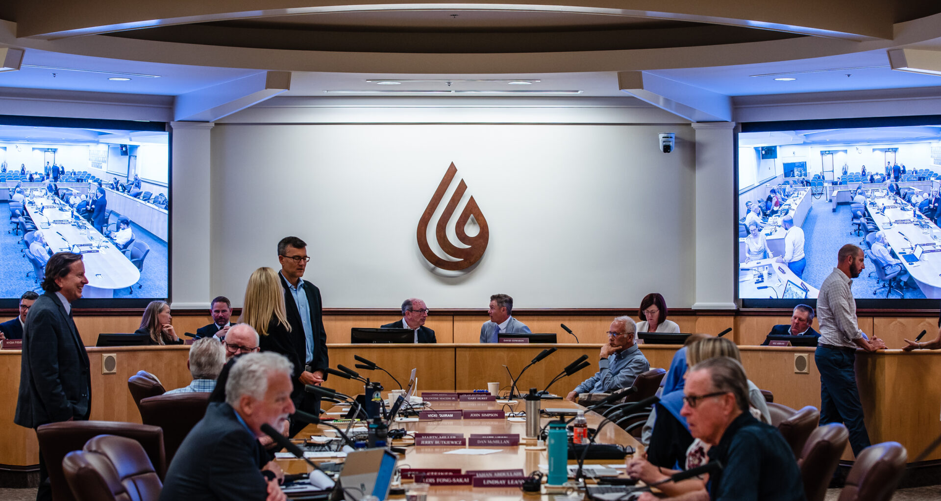 San Diego County Water Authority before meeting in Kearny Mesa on July 27, 2023.