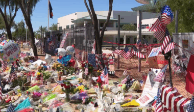 Man taken into custody after damaging community memorial near Turning Point HQ
